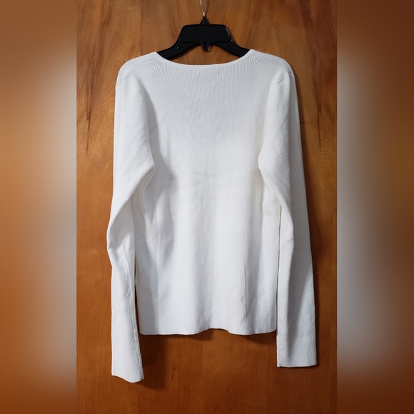 Madewell Wide Rib Sweater Top NM615,  XL nwt - Picture 6 of 10